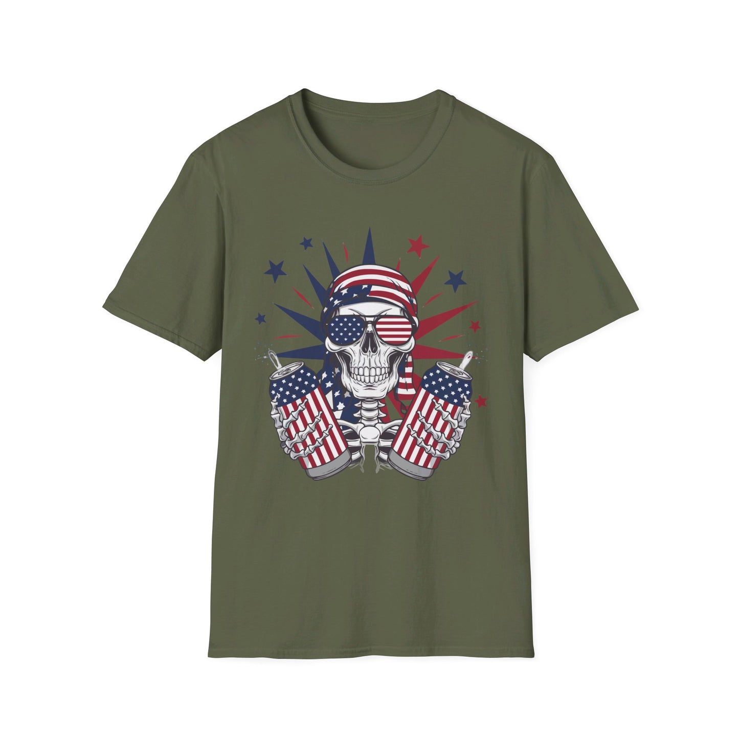 USA Skull T-shirt