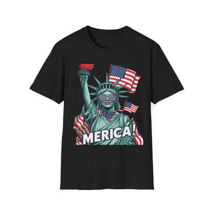 'Merica USA Statue of Liberty T-shirt