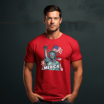 'Merica USA Statue of Liberty T-shirt