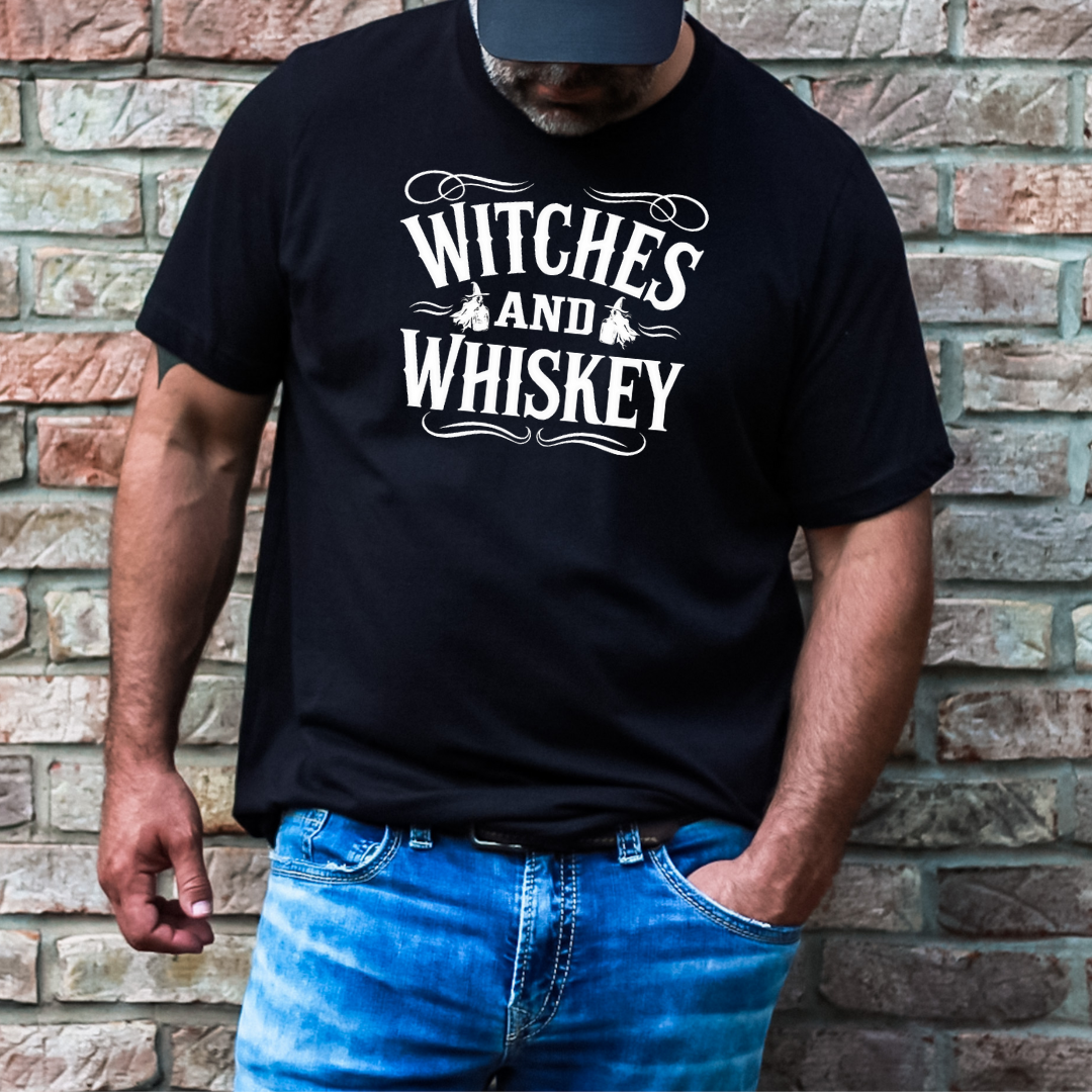 Witches and Whiskey T-shirt